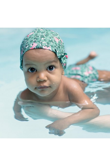 Le bonnet de bain bébé Hamac : facile à enfiler et protection anti-UV UPF50+