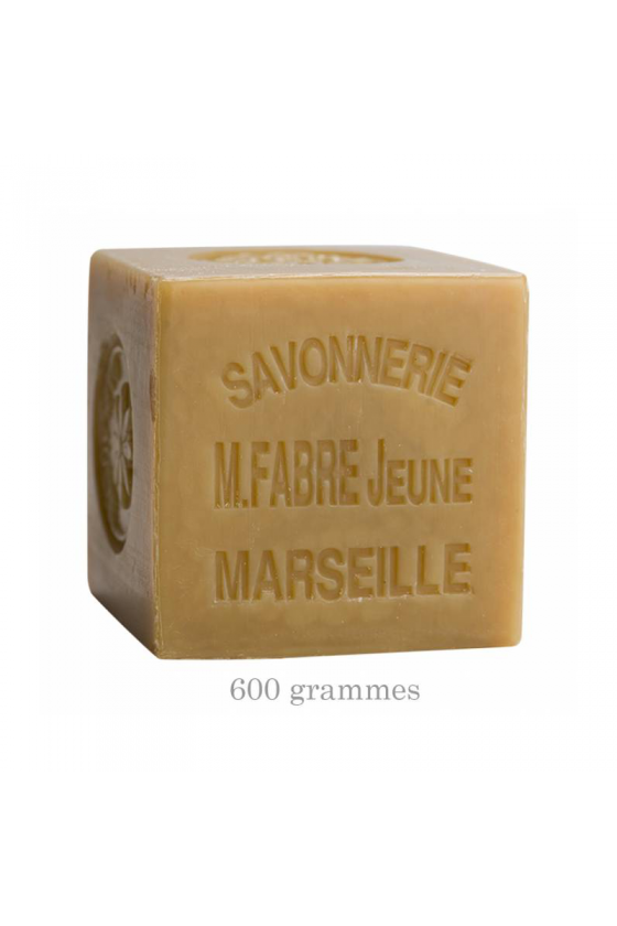 Savon de Marseille blanc sans huile de palme cube 400gr