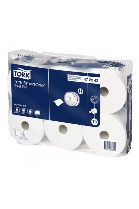 PAPIER TOILETTE 2 PLIS 100% PURE CELLULOSE TORK X6