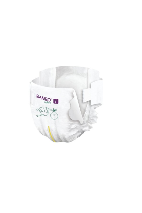 CHANGE BEBE BAMBO NATURE T1 NAISSANCE 2/4KG SACHET DE 22 CHANGE BEBE BAMBO NATURE T1 NAISSANCE 2/4KG SACHET DE 22