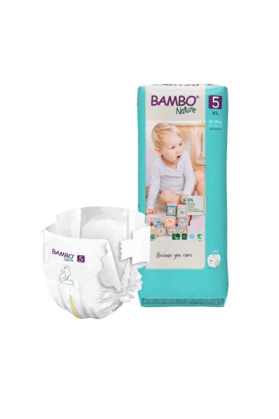 CHANGE BEBE BAMBO NATURE T5 - 12/18KGS TALL PACK SACHET DE 44 CHANGE BEBE BAMBO NATURE T5 - 12/18KGS TALL PACK SACHET DE 44