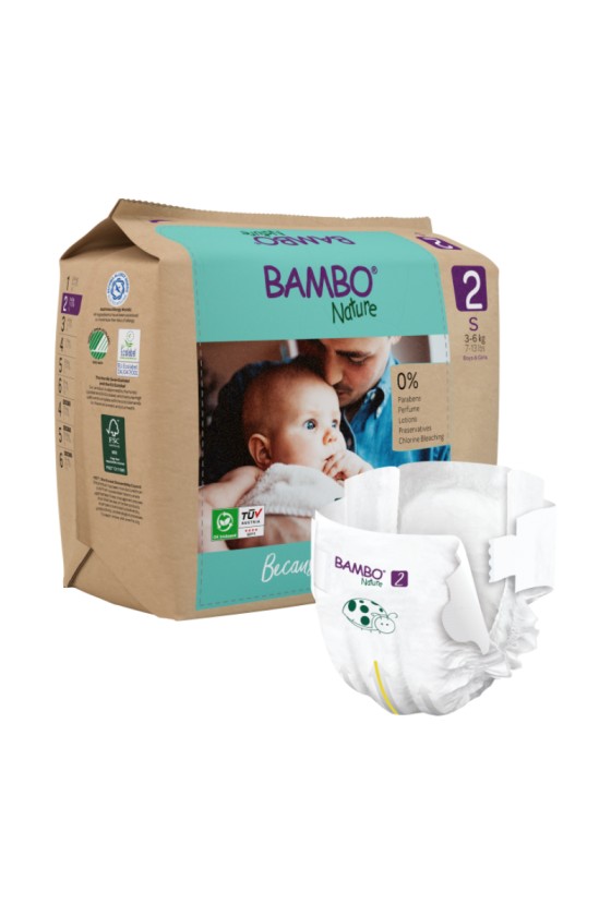 COUCHE BEBE BAMBO NATURE T2...